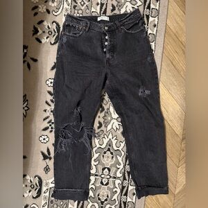 Abercrombie & Fitch Black High Rise Jeans